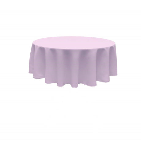 90" Round Polyester Poplin Fabric - Seamless Round Tablecloth, 90" Width (1 Piece)