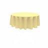 90" Round Polyester Poplin Fabric - Seamless Round Tablecloth, 90" Width (1 Piece)