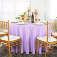 Round Heavy Duty Polyester Tablecloth 90" Lavender