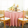 Heavy Duty Seamless Round Polyester Tablecloth