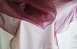 Round Organza Table Overlay Topper 90" Plum