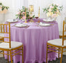 Plain Round Scuba Tablecloth Wrinkle-Free 240 GSM