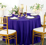 Premium Round Scuba Tablecloth Wrinkle-Free 240 GSM