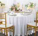 Premium Round Scuba Tablecloth Wrinkle-Free 240 GSM