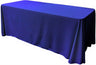 Rectangular Polyester Poplin Fabric - Seamless Tablecloth, Rounded Corners, 90" Wide by 120" Long (1 Piece)