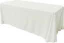 Rectangular Seamless Polyester Poplin Tablecloth - Solid Color, 90" X 108" (1 Piece)