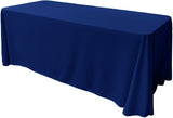 Rectangular Seamless Polyester Poplin Fabric - 90" X 120", Party/Wedding Tablecloth, Color Options (1 Piece)