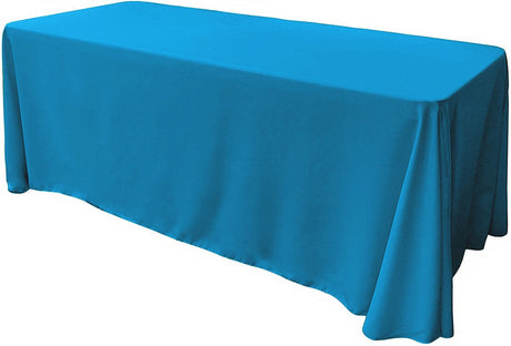 Rectangular Seamless Polyester Poplin Fabric - 90" X 120", Party/Wedding Tablecloth, Color Options (1 Piece)