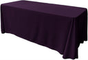 Rectangular Seamless Polyester Poplin Fabric - 90" X 120", Party/Wedding Tablecloth, Color Options (1 Piece)