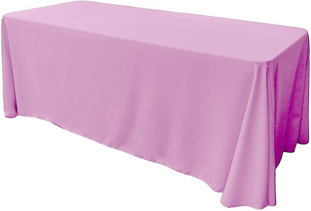 Rectangular Seamless Polyester Poplin Fabric - 90" X 120", Party/Wedding Tablecloth, Color Options (1 Piece)
