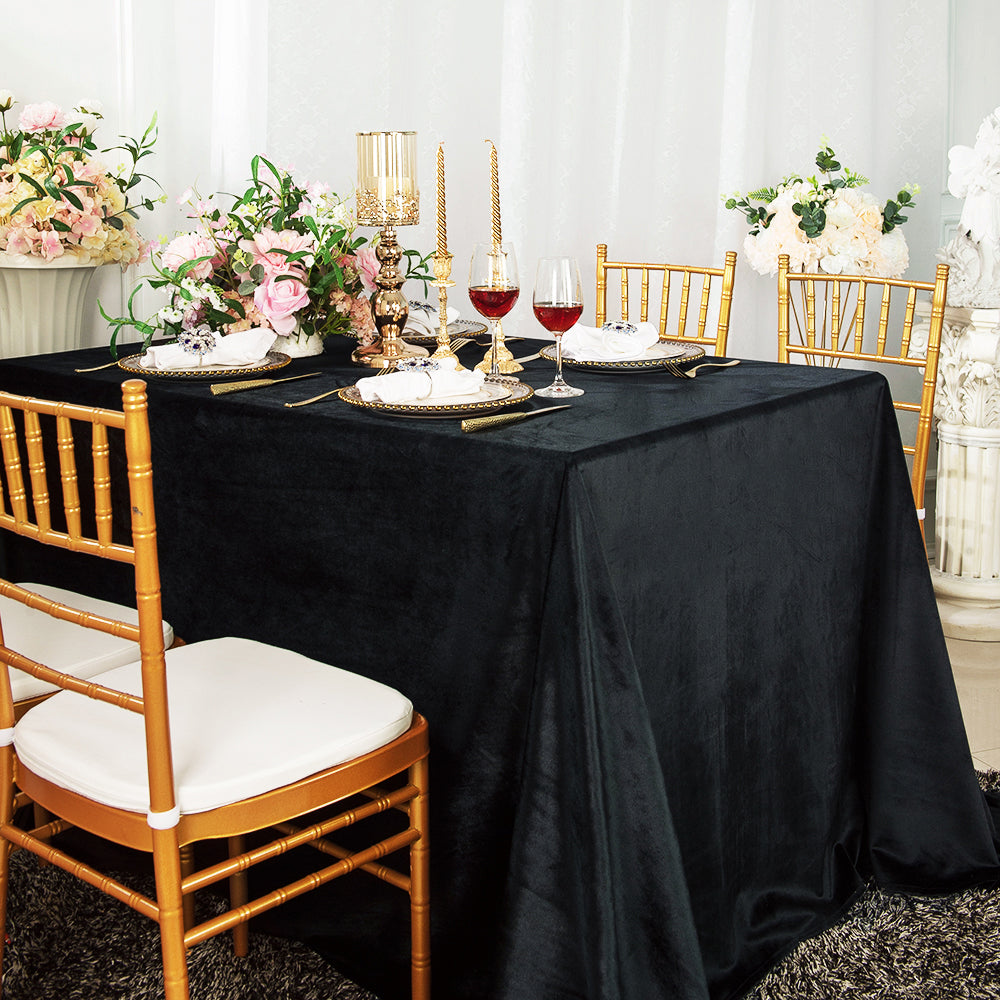Seamless Rectangular Italian Velvet Tablecloth