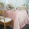 Italian Velvet Rectangular Tablecloth Seamless Finish