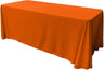 Rectangular Seamless Polyester Poplin Tablecloth - Solid Color, 90" X 132" (1 Piece)