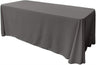 Rectangular Seamless Polyester Poplin Tablecloth - Solid Color, 90" X 132" (1 Piece)
