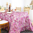 Rectangular Scuba Tablecloth 90x132 Agate Pink