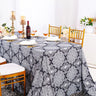 Henna Print Scuba Rectangular Tablecloth Wrinkle-Free