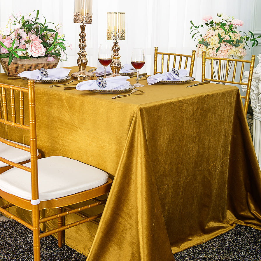 Seamless Rectangular Italian Velvet Tablecloth
