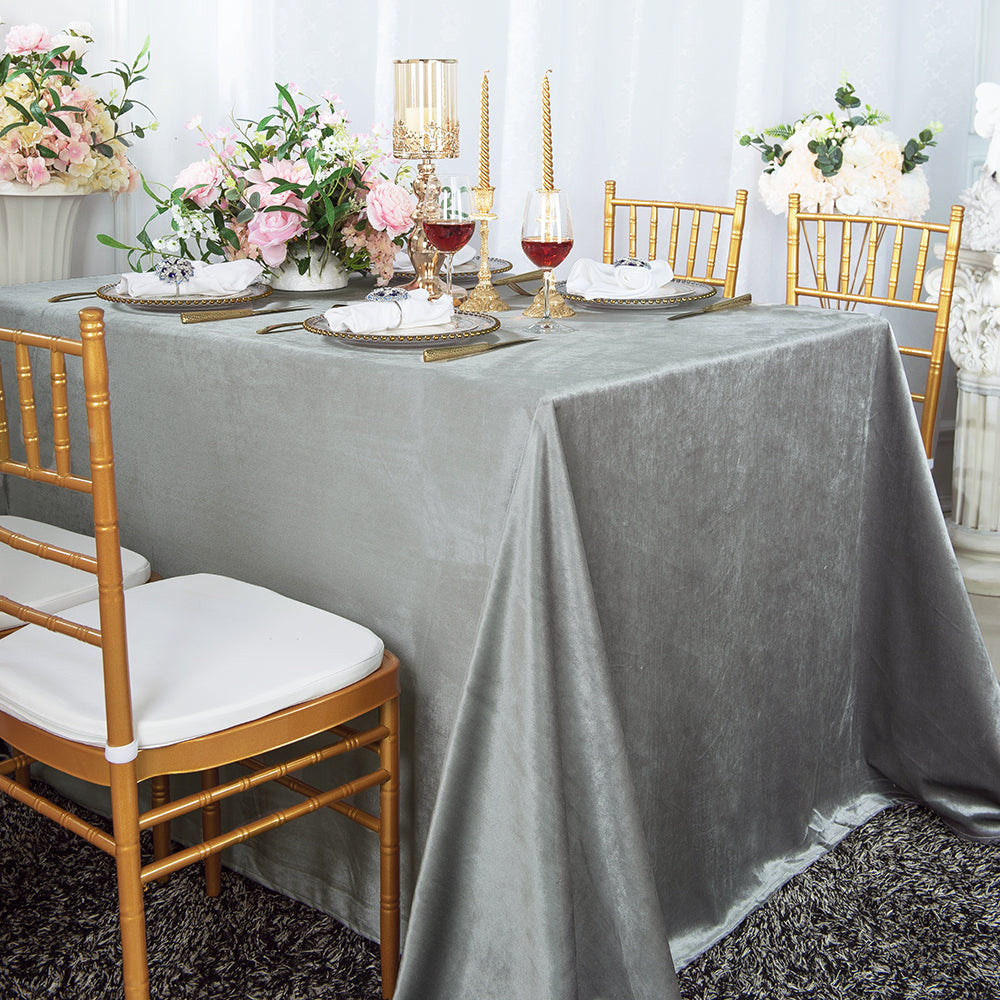 Seamless Rectangular Italian Velvet Tablecloth