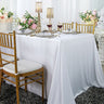 Premium Wrinkle-Free Rectangular Scuba Tablecloth