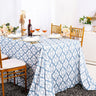 Miramar Print Scuba Rectangular Tablecloth Wrinkle-Free