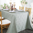 Rectangular Polyester Tablecloth 90x132 Silver