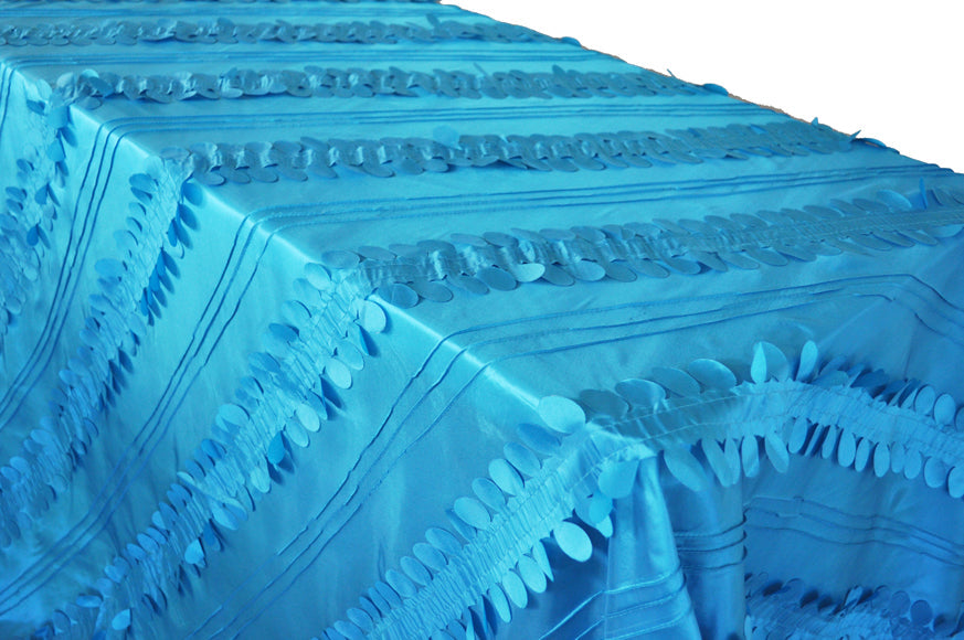 Rectangular Taffeta Tablecloth 90x132 Turquoise