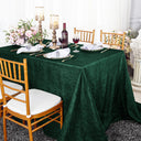 Crushed Taffeta Rectangular Tablecloth Seamless Finish