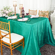 Rectangular Crushed Taffeta Tablecloth 90x132 Jade