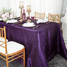 Crushed Taffeta Rectangular Tablecloth Seamless Finish