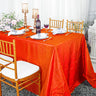 Crushed Taffeta Rectangular Tablecloth Seamless Finish