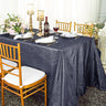 Crushed Taffeta Rectangular Tablecloth Seamless Finish