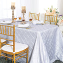 Pintuck Taffeta Rectangular Tablecloth Seamless