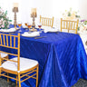 Pintuck Taffeta Rectangular Tablecloth Seamless