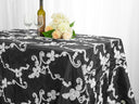 Ribbon Taffeta Rectangular Tablecloth Seamless Elegant