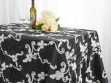 Ribbon Taffeta Rectangular Tablecloth Seamless Elegant