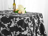 Ribbon Taffeta Rectangular Tablecloth Seamless Elegant