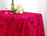 Ribbon Taffeta Rectangular Tablecloth Seamless Elegant
