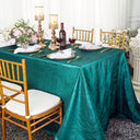 Crushed Taffeta Seamless Tablecloth for Weddings