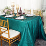 Crushed Taffeta Seamless Tablecloth for Weddings