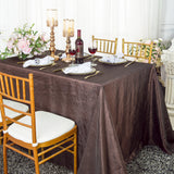 Crushed Taffeta Rectangular Tablecloth Seamless Luxury