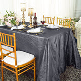 Crushed Taffeta Seamless Tablecloth for Weddings