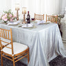 Crushed Taffeta Seamless Tablecloth for Weddings