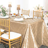 Pintuck Taffeta Rectangular Tablecloth Seamless