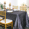 Pintuck Taffeta Rectangular Tablecloth Seamless