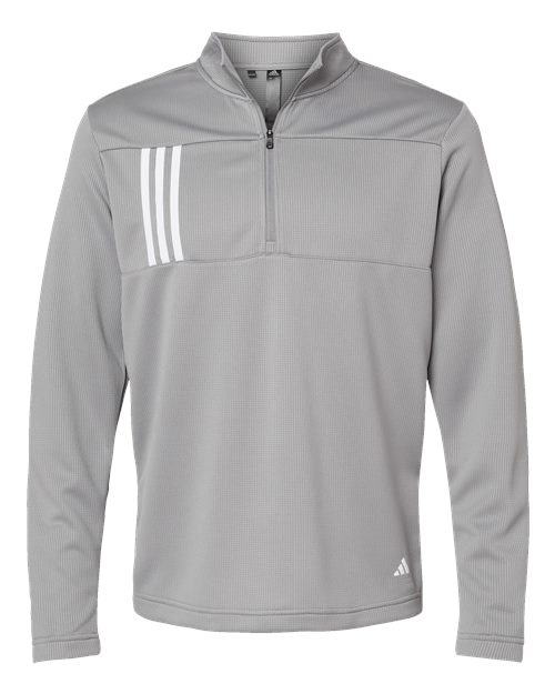 3-Stripes Double Knit Quarter-Zip Pullover