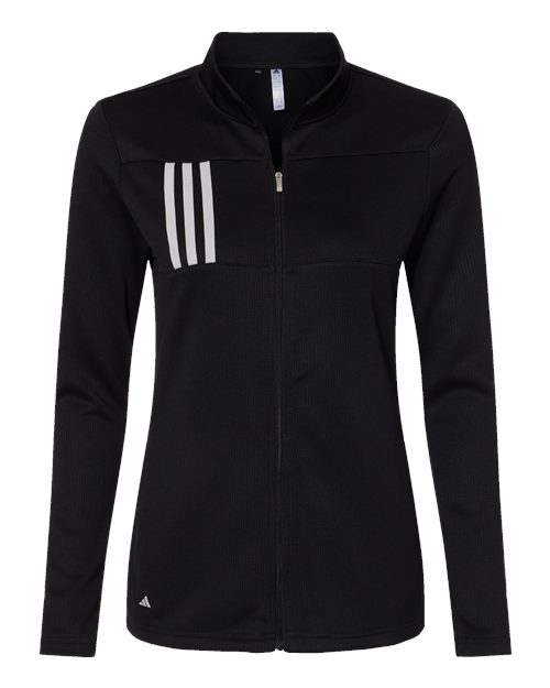 Adidas Women's 3-Stripes Double Knit Full-Zip Jacket