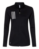 Adidas Women's 3-Stripes Double Knit Full-Zip Jacket