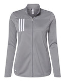 Adidas Women's 3-Stripes Double Knit Full-Zip Jacket