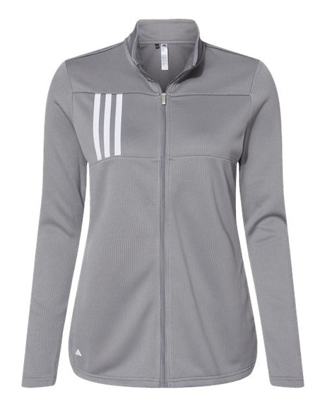 Adidas Women's 3-Stripes Double Knit Full-Zip Jacket