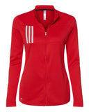 Adidas Women's 3-Stripes Double Knit Full-Zip Jacket